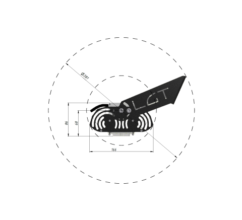LGT-Prom-Orion-ML-100 Прожектор-2 габаритные размеры